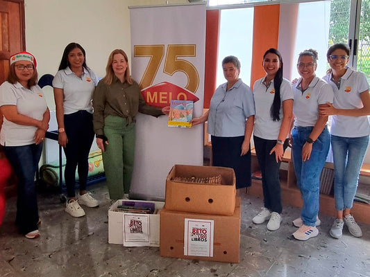 Grupo Melo recolecta y dona más de 1,000 libros